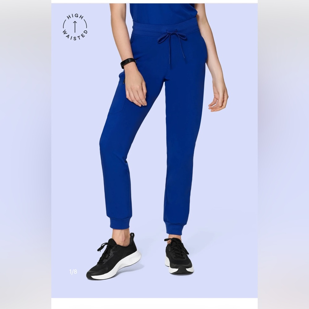 Mandala scrub joggers galaxy Blue